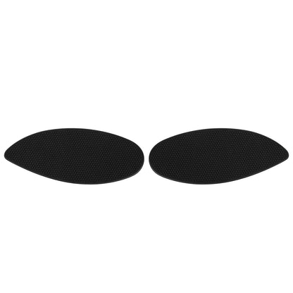 2X Tank Traction Grip Pads Black for Aprilia RS 660 / Tuono 660 (2021–2022)