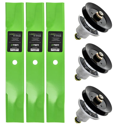 8TEN Blade Spindle Kit for Exmark Lazer Z HP (103-1577-S, 103-2507, 103-2527)