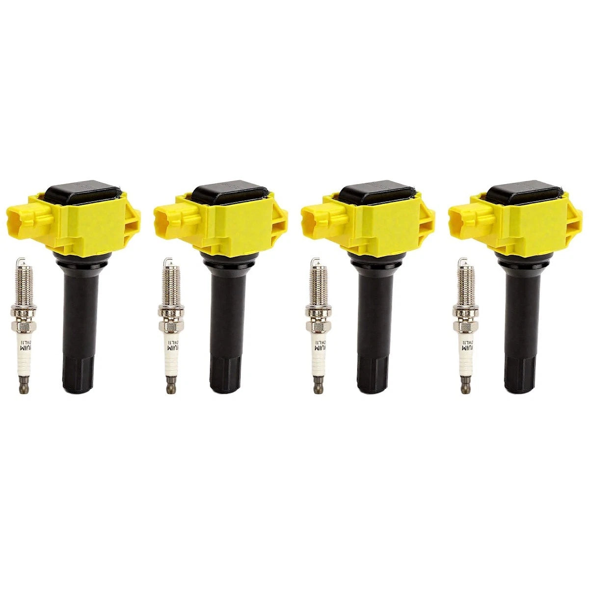 Ignition Coil and Spark Plug Kit for Subaru Outback Legacy Forester Crosstrek (2018–2019) - 18104904, 22433AA720, E127493501, IC881, UF747, UF774