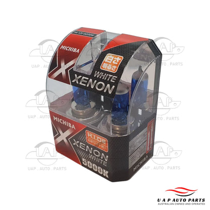 2pc H4 HID Xenon Headlight Bulb Kit for Michiba 5700K P43T 12V (2000–2020)