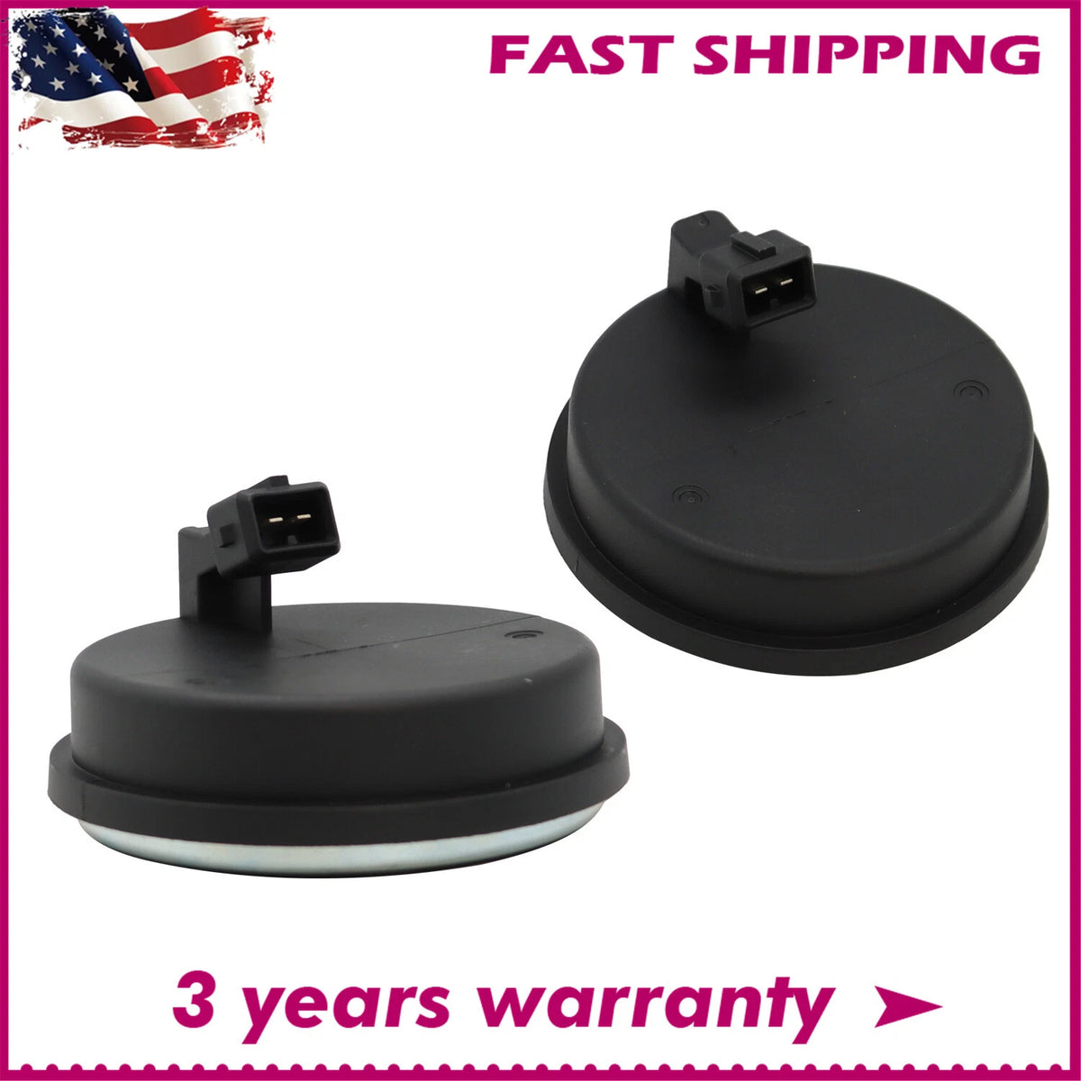 2X Rear ABS Wheel Speed Sensor for Hyundai Santa Fe & Kia Sorento (52751-2B100QQK, 527512B100QQK)
