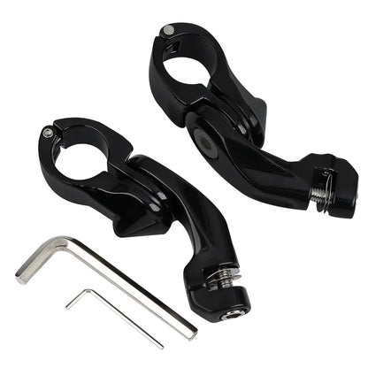 1-1/4" Short Angled Highway Footpeg Pegs for Harley Electra Glide
