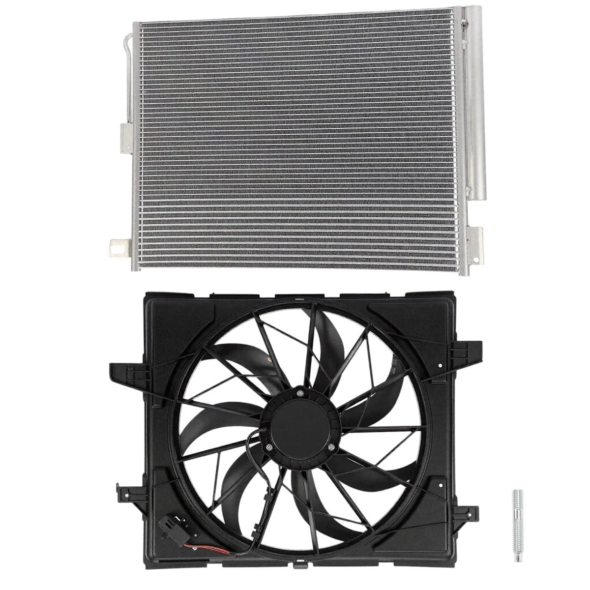 A/C Condenser for Jeep Grand Cherokee Dodge Durango (2011–2020) 18067785, 3893, CN3893PFXC