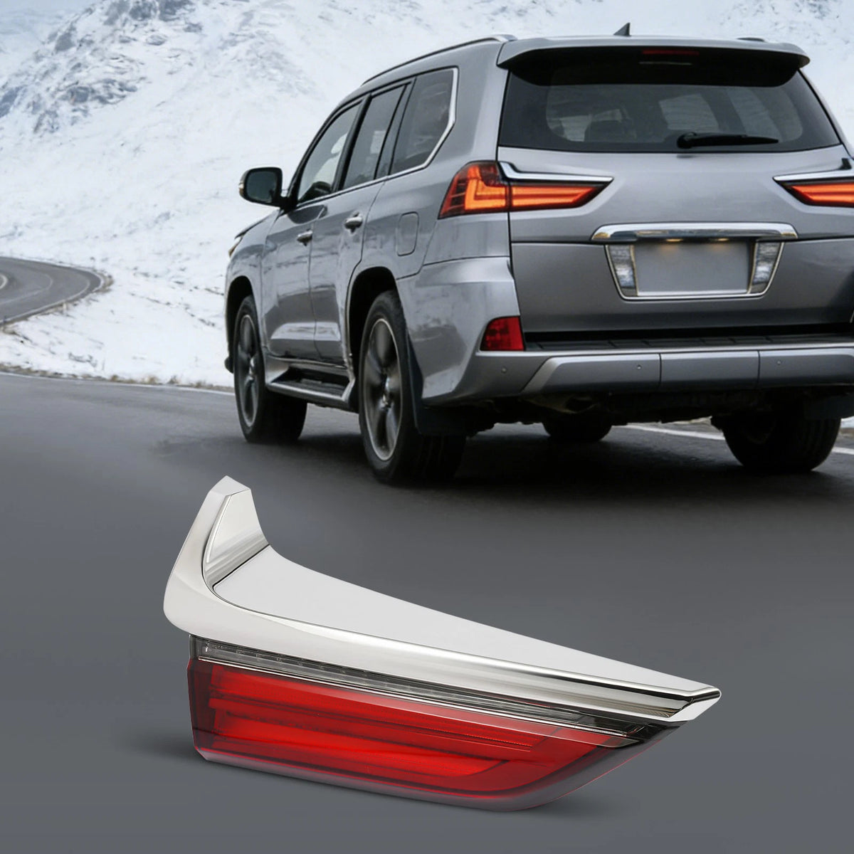 Red LED Inner Tail Light Brake Lamp for Lexus LX570 (2016–2021)