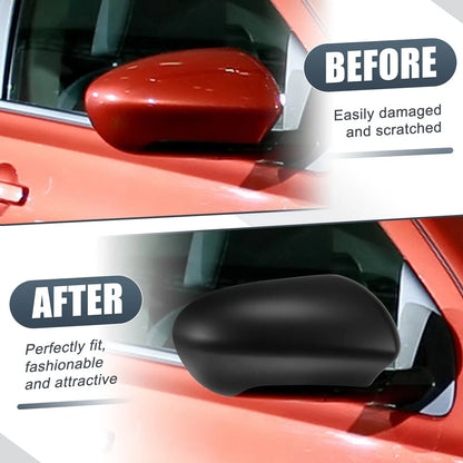 Right Side Mirror Cover Cap for Nissan Qashqai J10 (2007–2014) Matte Black