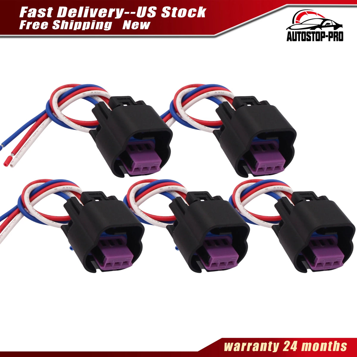 5X Ignition Coil Wiring Harness for GMC Canyon Envoy Buick Rainier (2004–2009) 15306431