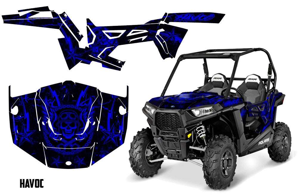 UTV Graphics Decals Stickers for Polaris RZR 900 Trail (2015–2020)