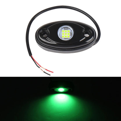 4X Green LED Rock Lights for Jeep Offroad UTV ATV