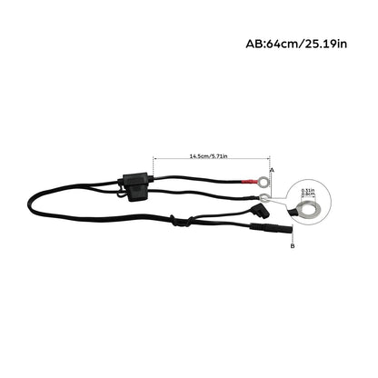 Battery Cable Terminal Connector for Harley (Fits )