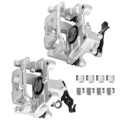 Rear Left Right Caliper w/ Bracket for Audi A3 Quattro VW Golf GTI Passat Jetta (2006–2013)