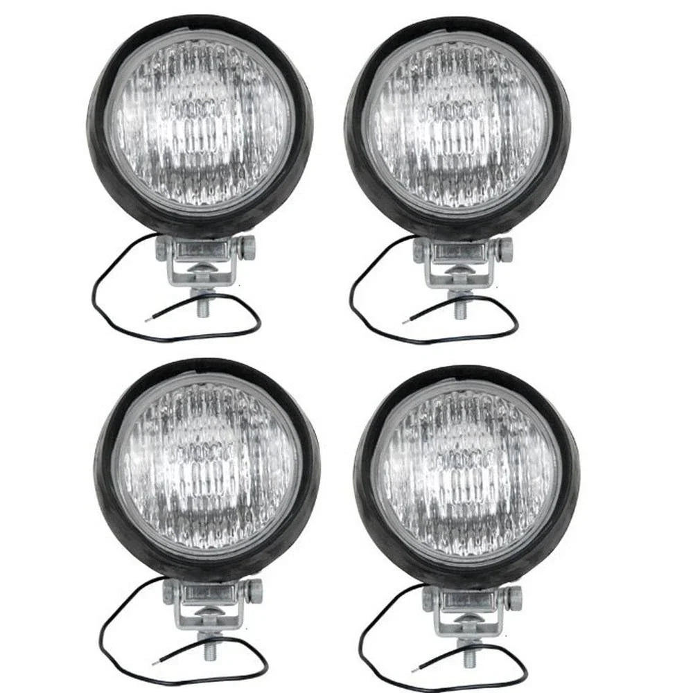 Set of 4 Headlamps with H3 Bulb for Universal Products (AL50512V)