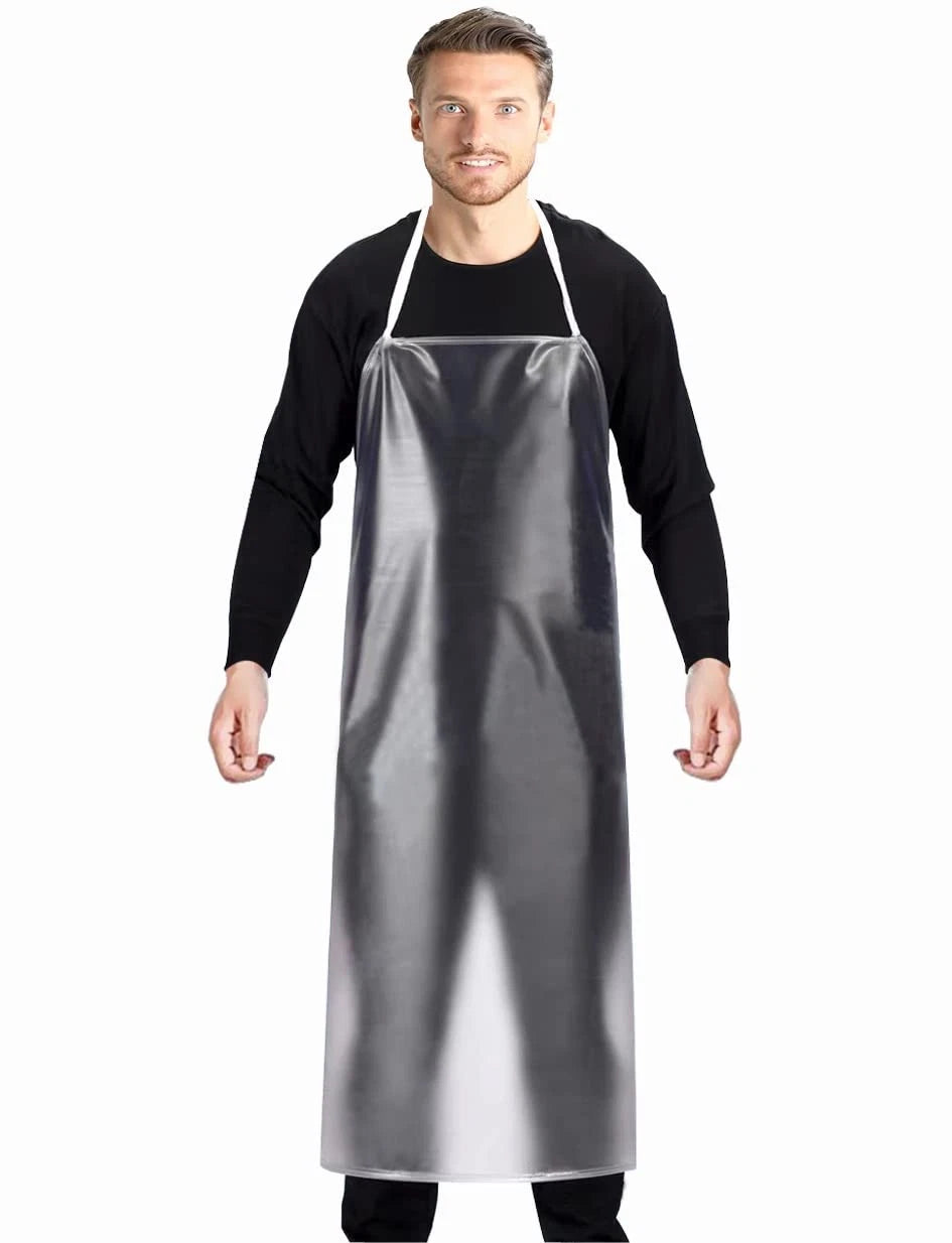Waterproof Plastic Apron for Kitchen Dishes (1 Pack)