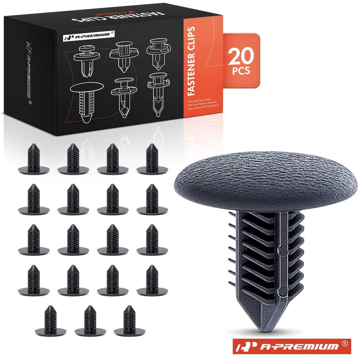 20Pcs Nylon Trim Panel Retainer Clips for Subaru Outback Legacy (99045AE03AMA, 21589)