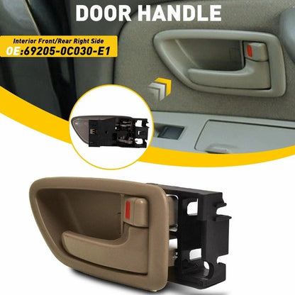 Set of 2 Inside Beige Door Handles for Toyota Sequoia Tundra (2001–2007)