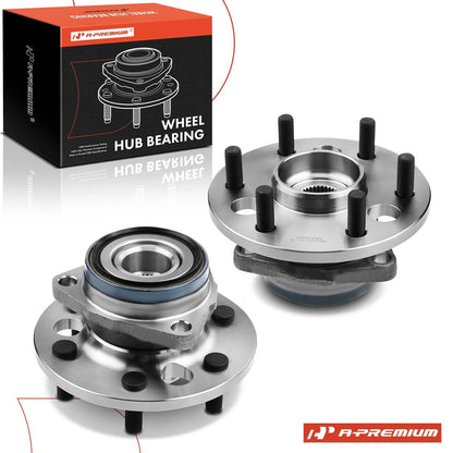 2X Front Wheel Hub & Bearing Assembly for GMC Yukon, Chevy Blazer (K1500) 15693437, 515001