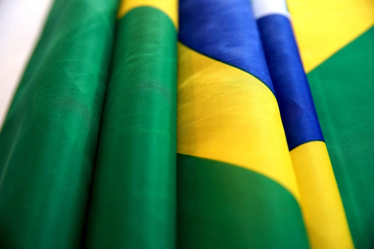 3x5 Brazil Flag Polyester with Brass Grommets for Outdoor Use