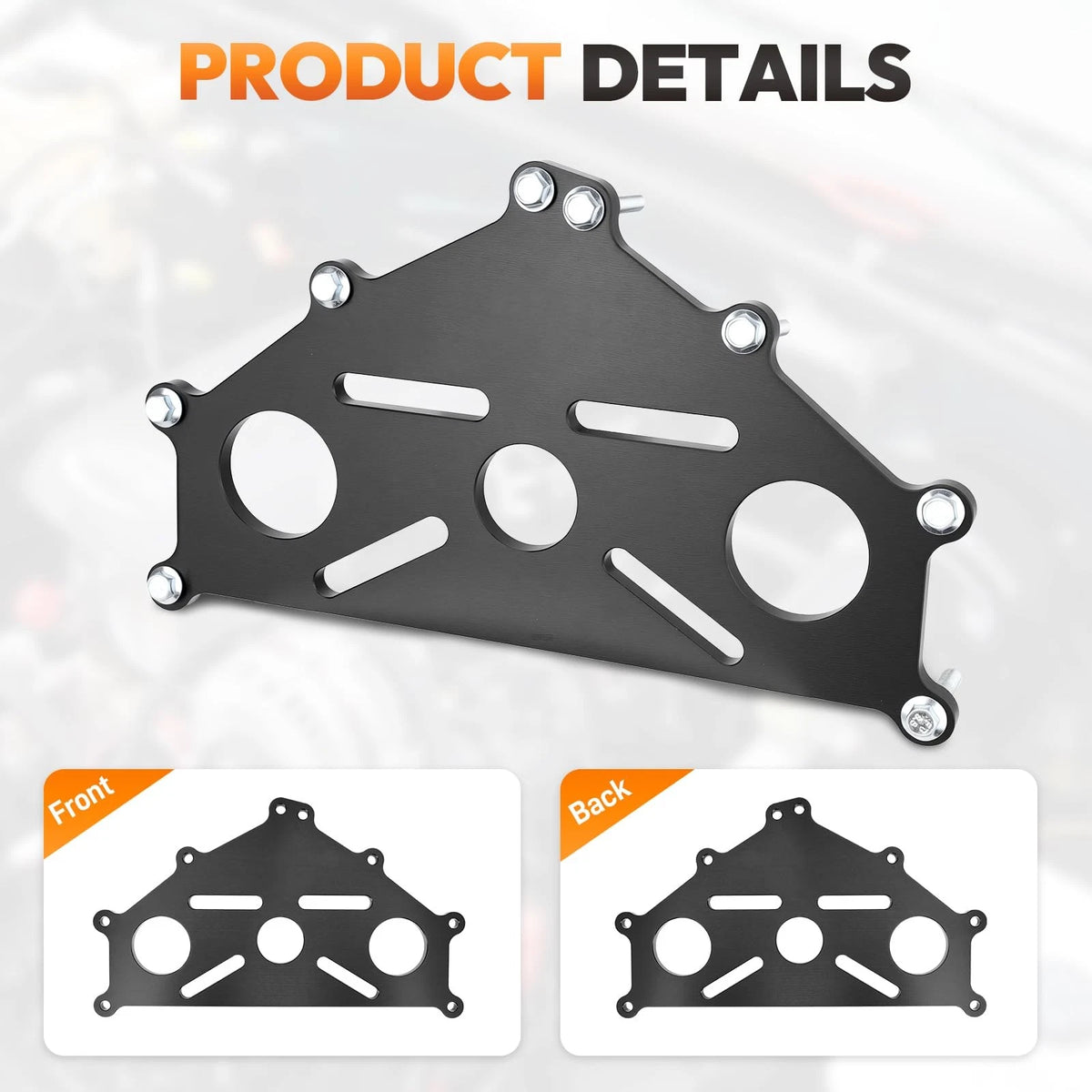 Engine Safe Stand Adapter Plate Set for Chevy LS LT BBC SBC (Heavy Duty)