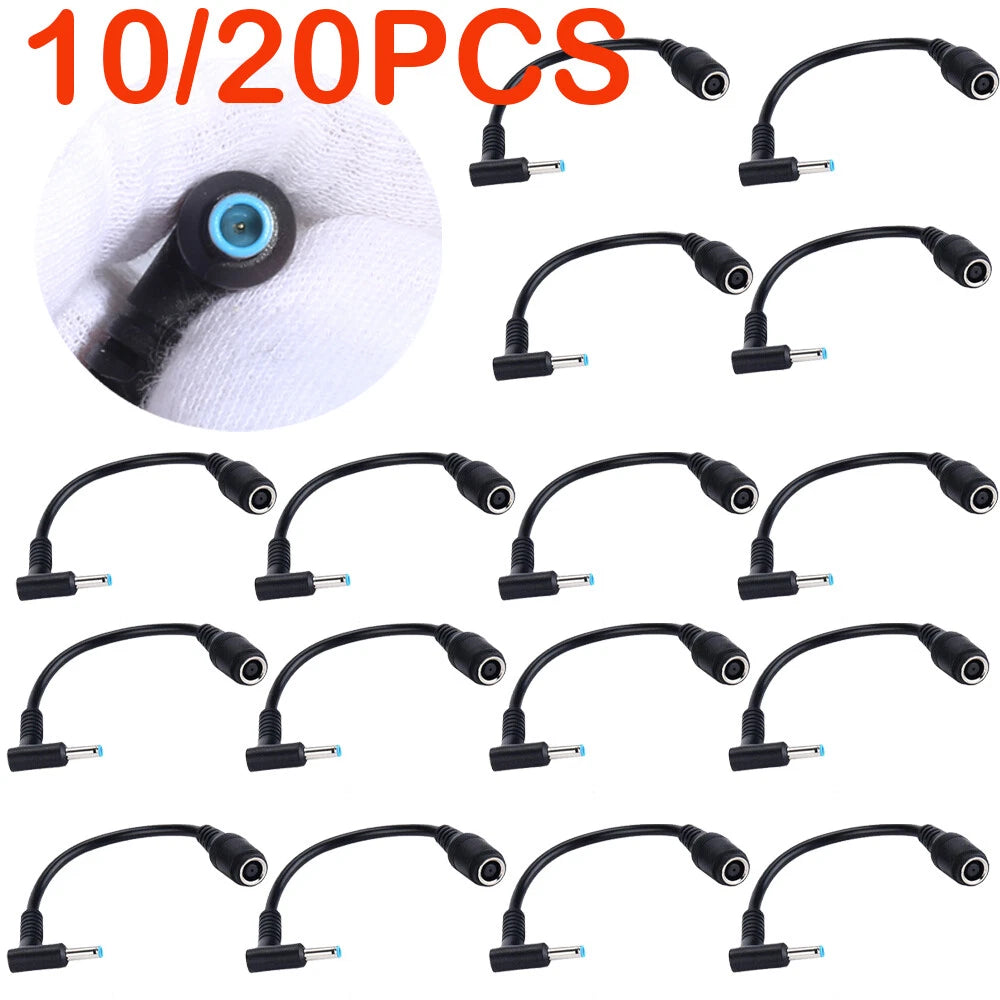 10/20 Power Charger Adapter Cable 7.4mm to 4.5mm for HP