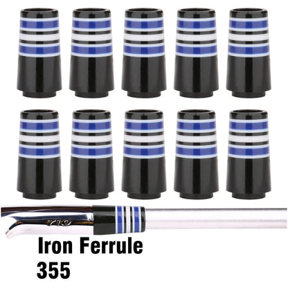 10pcs Custom Tip Golf Ferrules for Taper Iron 0.355 (Fits )