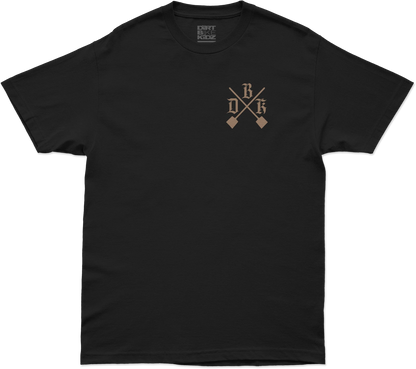 Camo Shovels Tee for DBK (AT-CAMOSHOVEL-S) - Small - Black