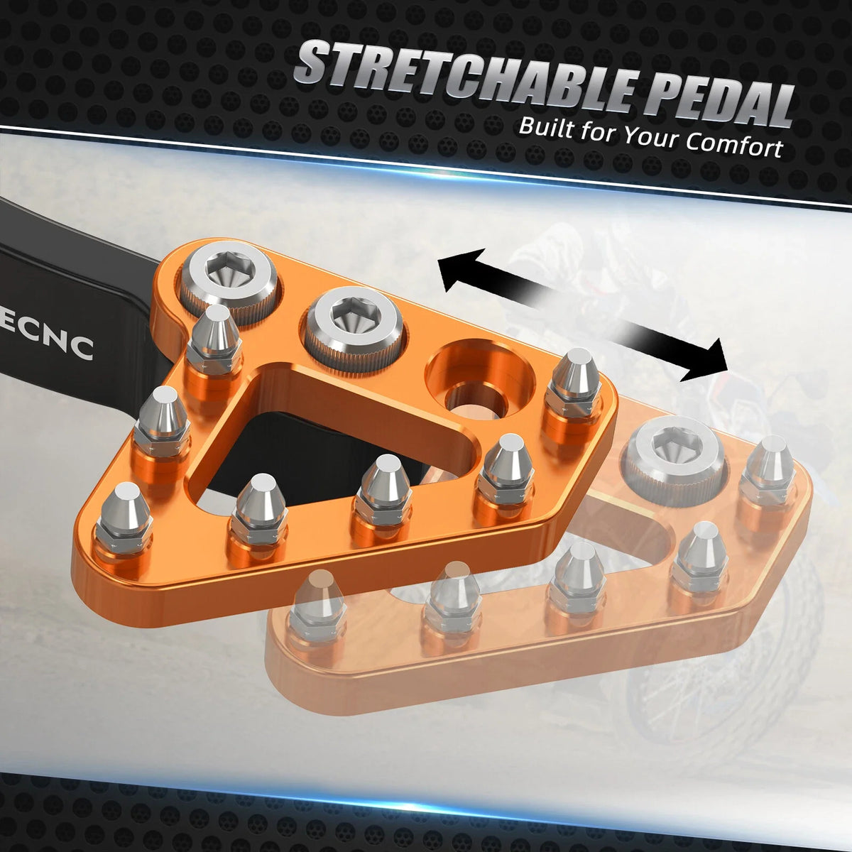 NiceCNC Brake Pedal Lever Peg Footrest for KTM 690 Enduro R/SMC R (2011–2018)