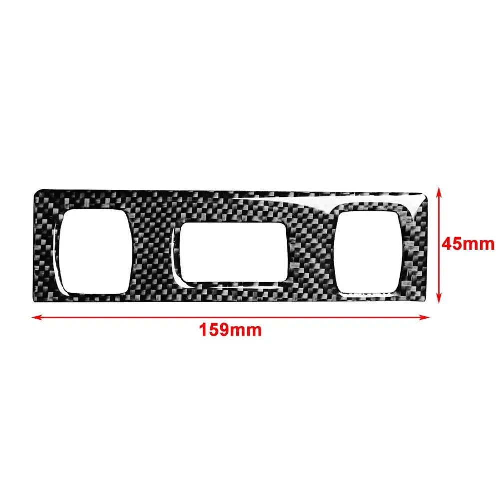Hardtop Reading Light Panel Cover Trim for Audi TT 8N (2001–2006) Carbon Fiber Black