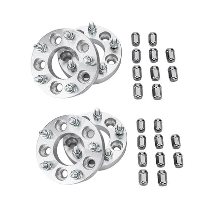 Set of 4 Wheel Spacers 5x4.5 to 5x4.75 1" M12x1.5 (Compatible Models)