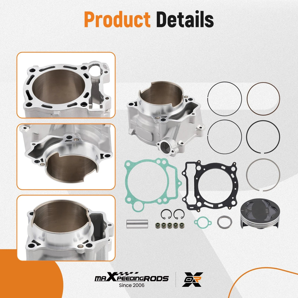 Cylinder Piston Rebuild Kit for Yamaha YFZ450 (2004–2009, 2012–2013)