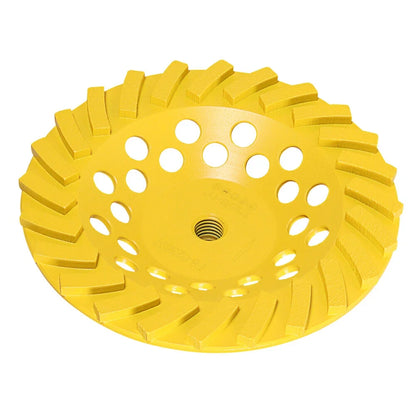 7-Inch Diamond Cup Grinding Wheel for Concrete (5/8-11 Arbor)