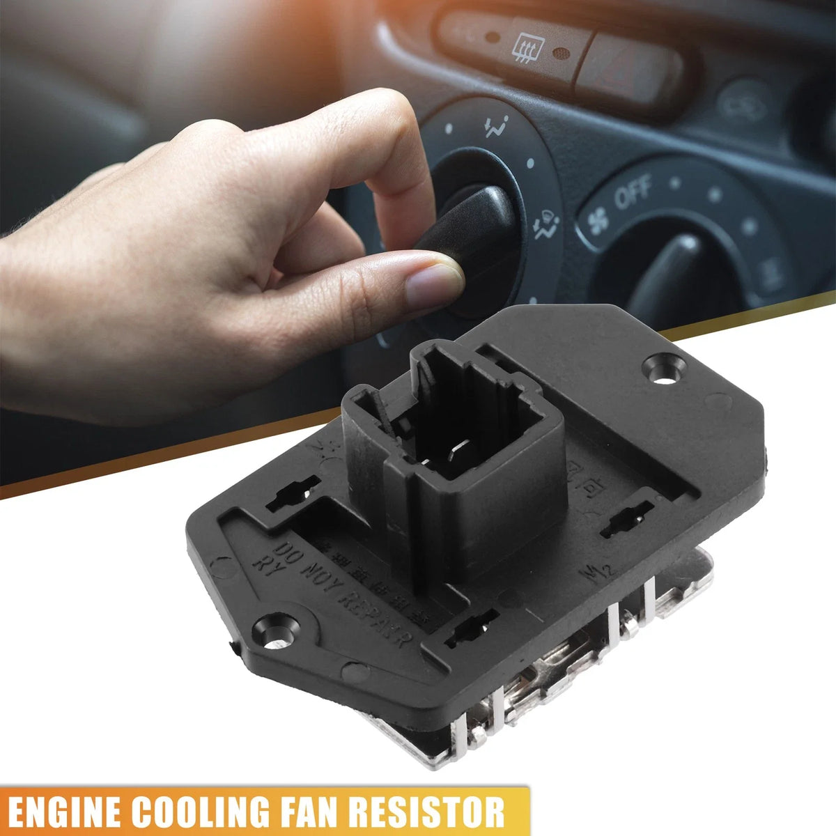 HVAC Blower Motor Resistor 68048900AA for Dodge Ram 2500 3500 (2010–2018)