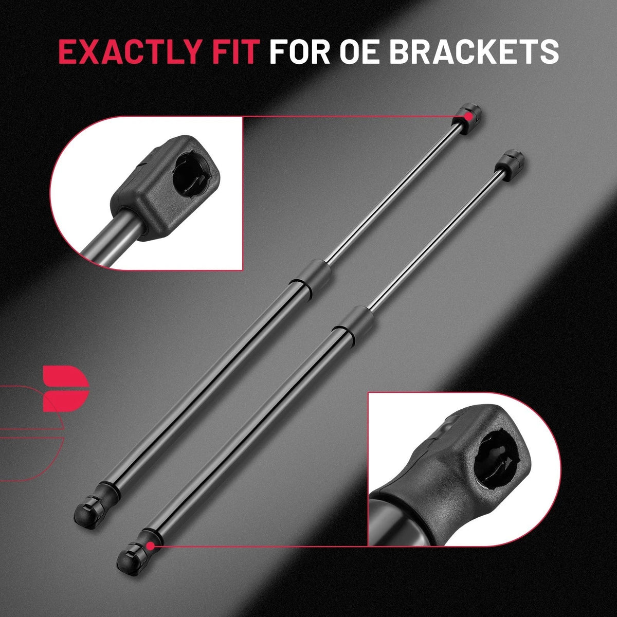 Gas Strut Lift Support for SE 23 Inch 151 Lb for Leer Truck Topper (2015–2024)