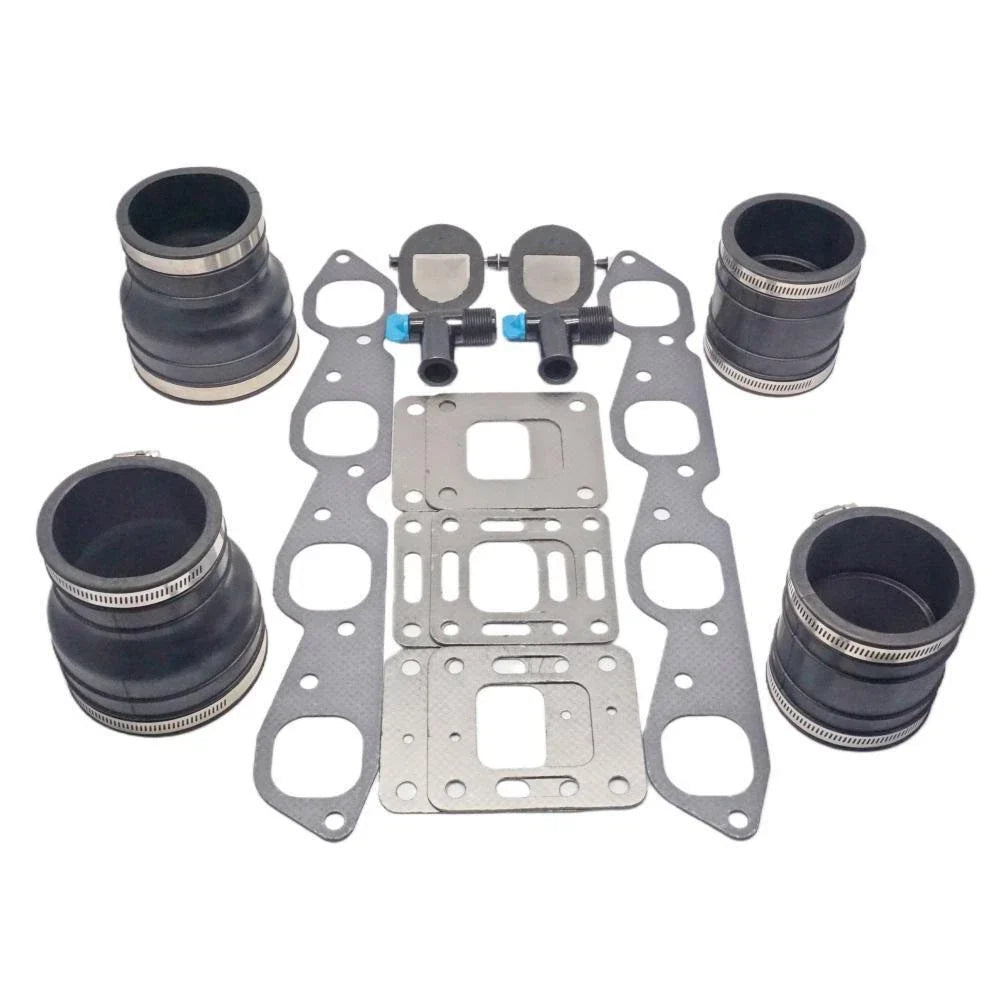 Exhaust Manifold Kit for MerCruiser V8 330-370 GM 454/502 CID (1981–Present)