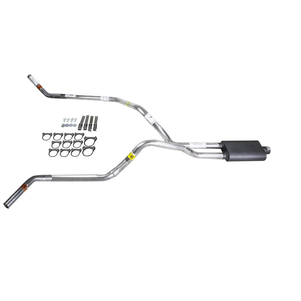 Dual Exhaust 2.5" Pipe Flowsound Muffler for Silverado (2007–2013)