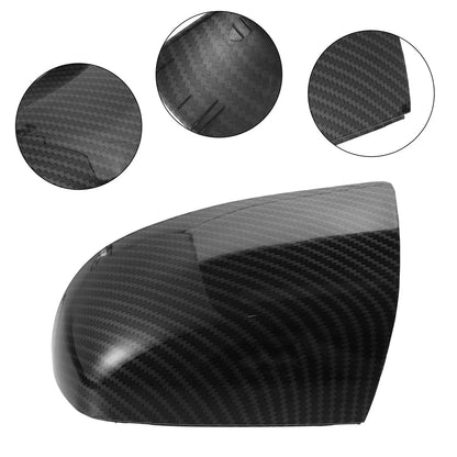 Pair Rear View Mirror Cover Shell for Ford Focus (2012–2018) Carbon Fiber