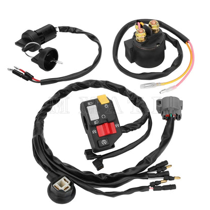 Handlebar Ignition Key Switch w/Relay for Honda Sportrax 300 TRX300EX (1993–2006)