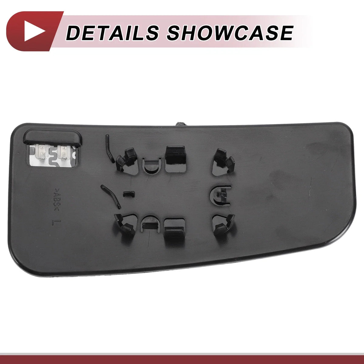 Heated Left Driver Side Tow Mirror Glass for Ford F150 