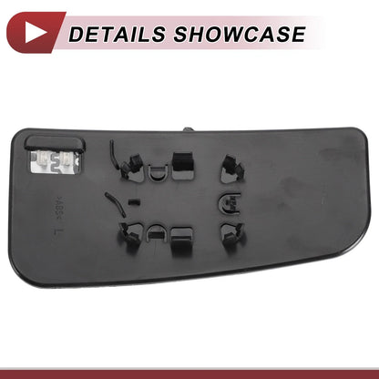 Heated Left Driver Side Tow Mirror Glass for Ford F150 