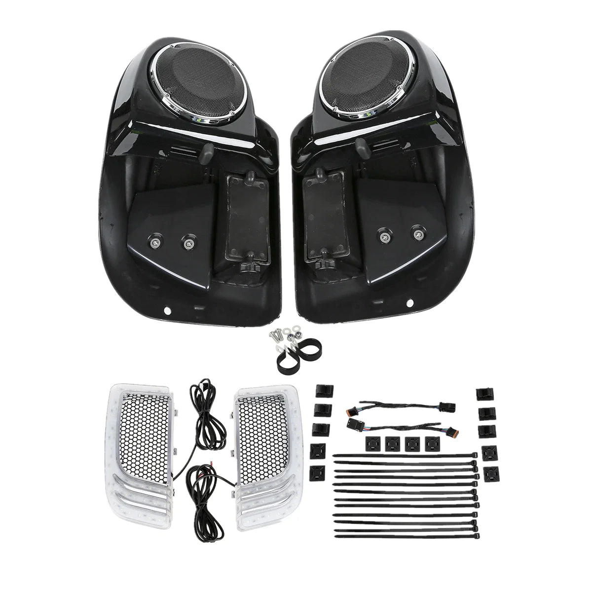 Lower Vented Fairing & 6.5" Speakers for Harley Touring Glide (2014–2024)