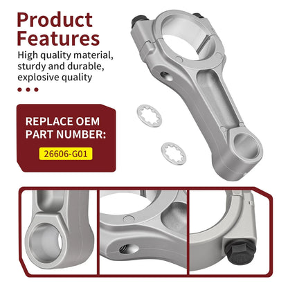 Connecting Rod 26606-G01 for EZGO Golf Cart Fuji Robin Engine 295cc (1991–2008)
