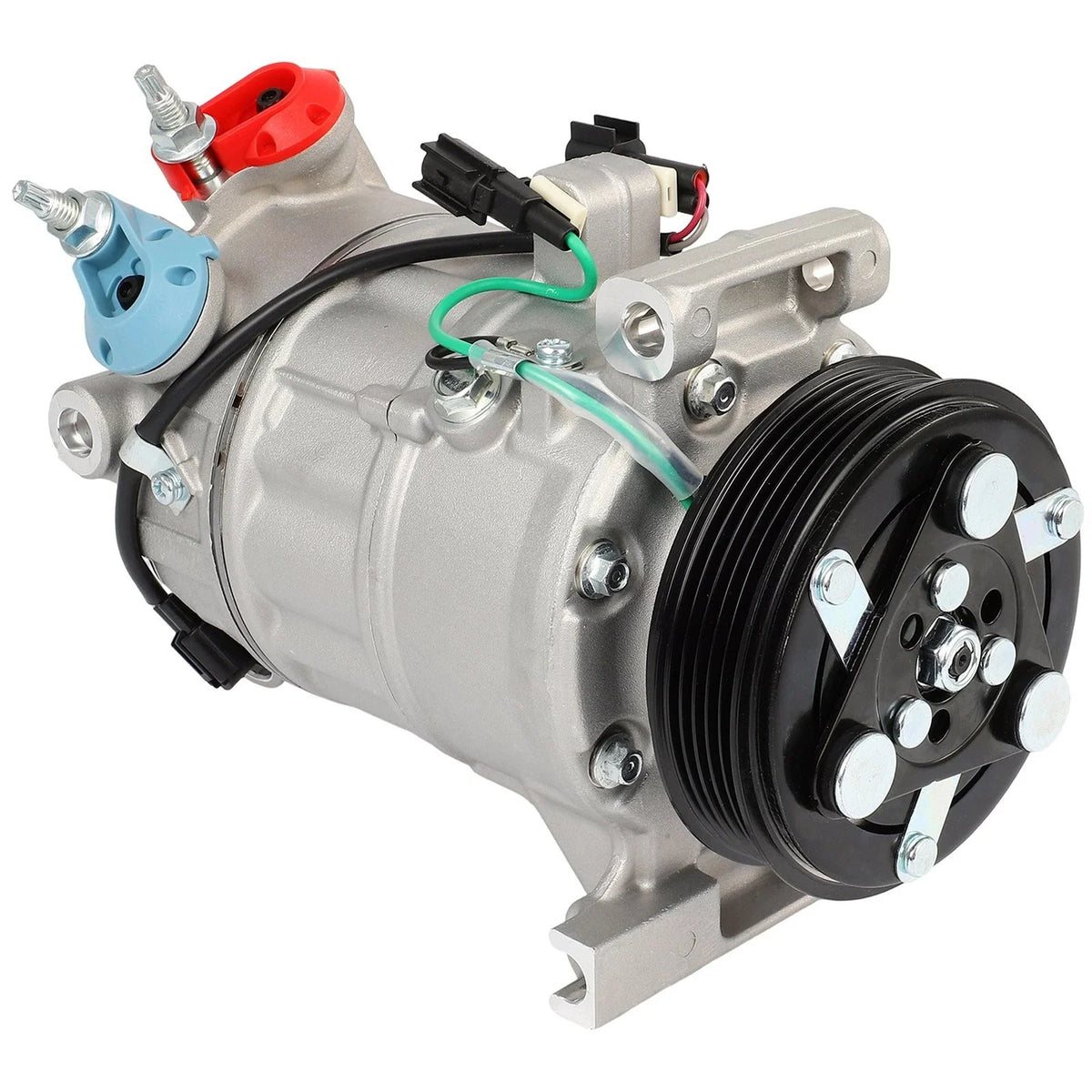 A/C Compressor w/Clutch for Volvo S80 (2006), V70 (2007–2010), XC60 (2010–2014)
