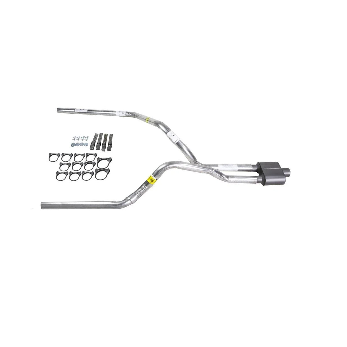 Dual Exhaust 2.5" Pipe & 1 Chamber Muffler for Ram (2009–2013)