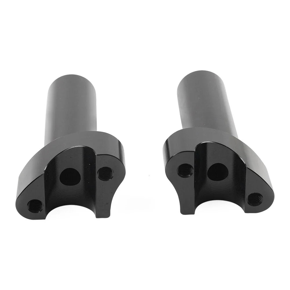 4" Straight Handlebar Risers for Harley Dyna Sportster Softail (1" Bar)