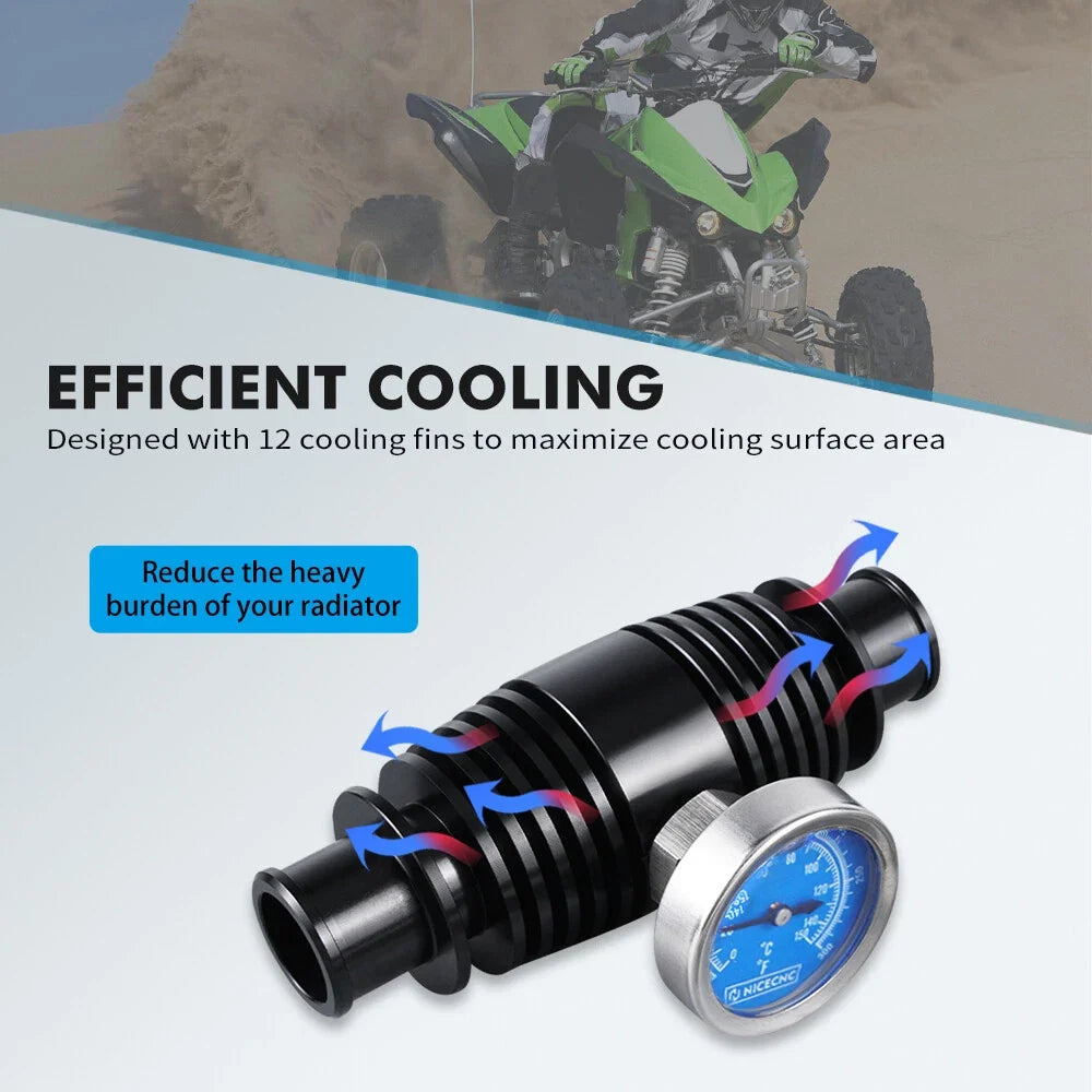 In-Line Temp Gauge Cooler for Suzuki Quadsport Z400 LTZ400 (2003–2014)