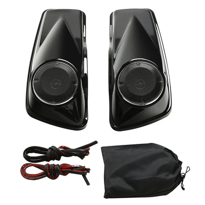 Saddlebag Lids & 6.5" Speakers for Harley Touring Street Road Glide (2014–2024)