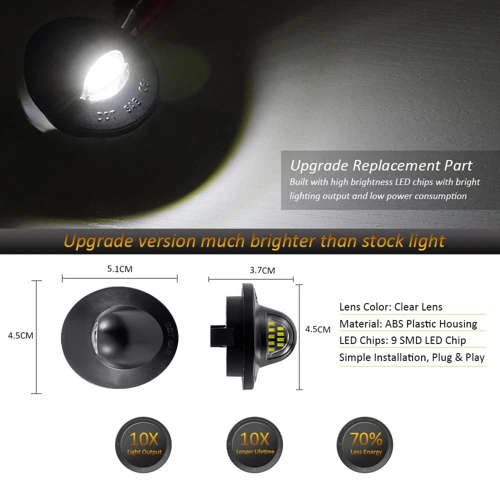 D-Lumina LED License Lights for