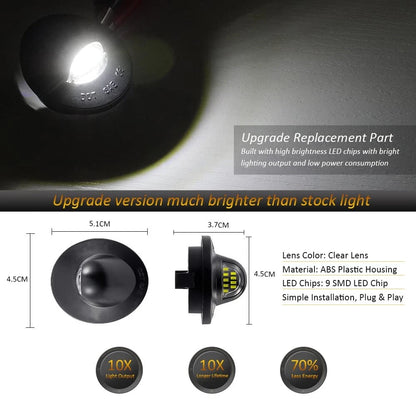 D-Lumina LED License Lights for