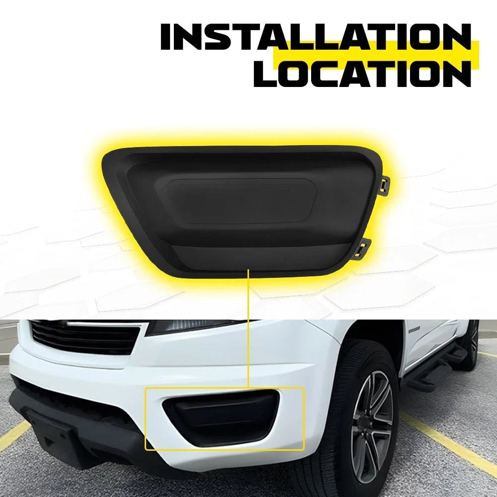 Front Driver Side Fog Light Cover for Chevy Colorado (2015–2020) EXV