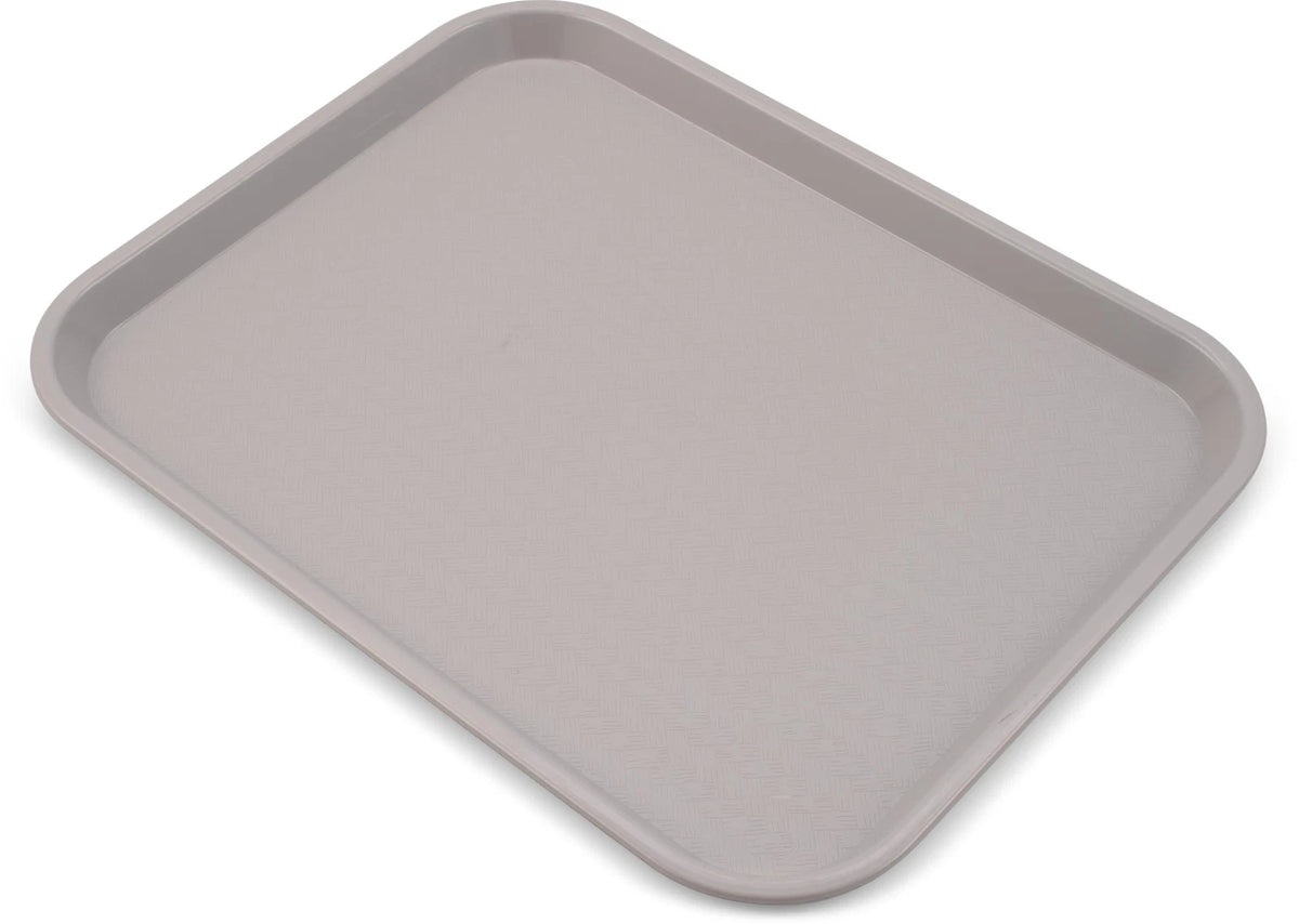 Set of 12 Gray Cafeteria Trays for Fast Food Restaurant (Commercial)
