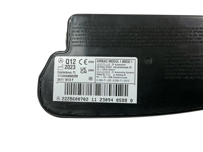 Right Side Seat Airbag for Mercedes-Benz Metris (2016–2023) 222-860-07-02