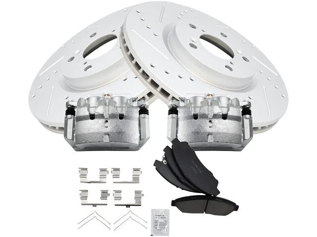 Set of 4 Brake Pads Rotors Calipers for Acura ZDX (2010–2013) 62834FDJX